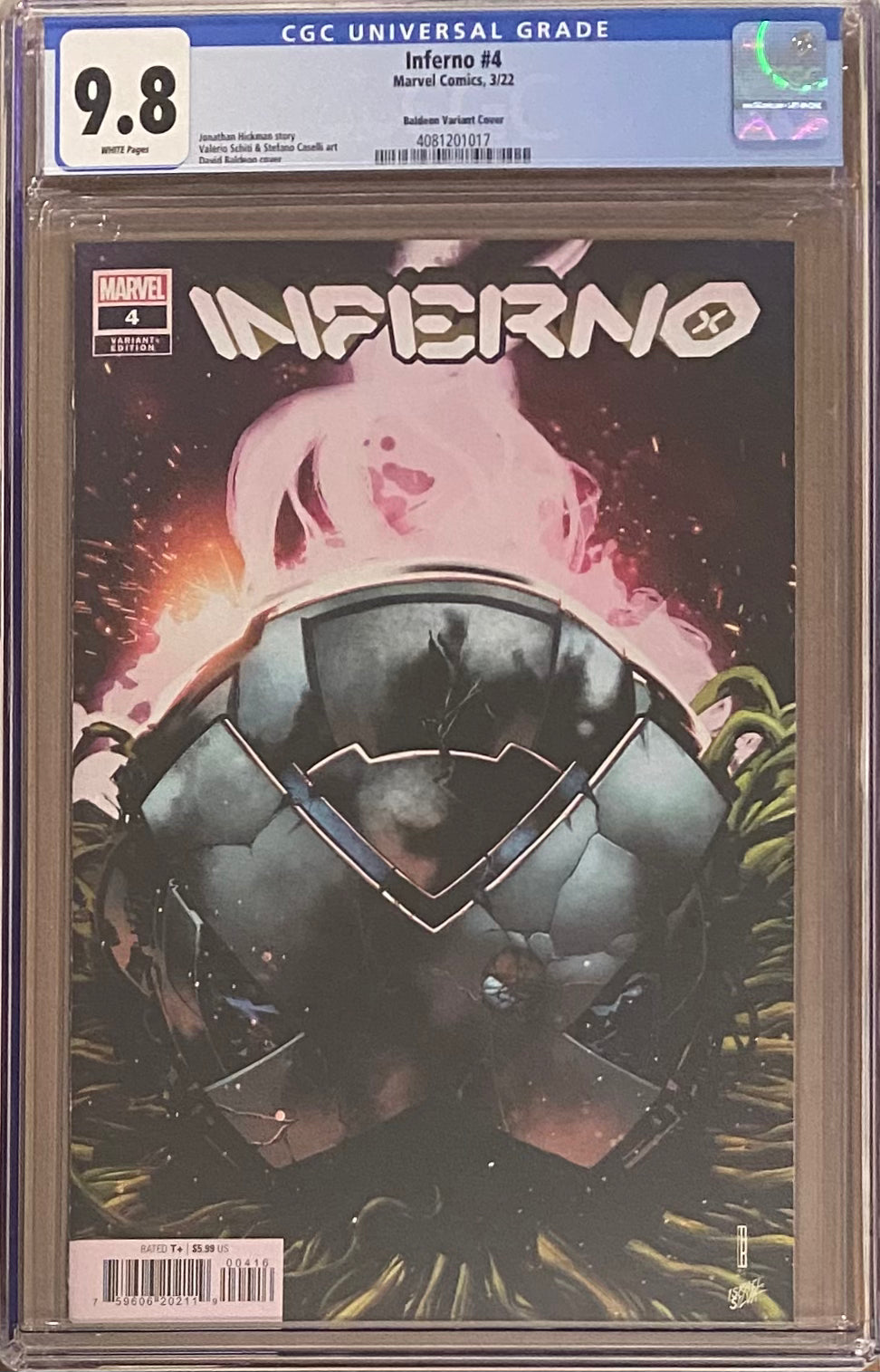 Inferno #4 Baldeon Variant CGC 9.8