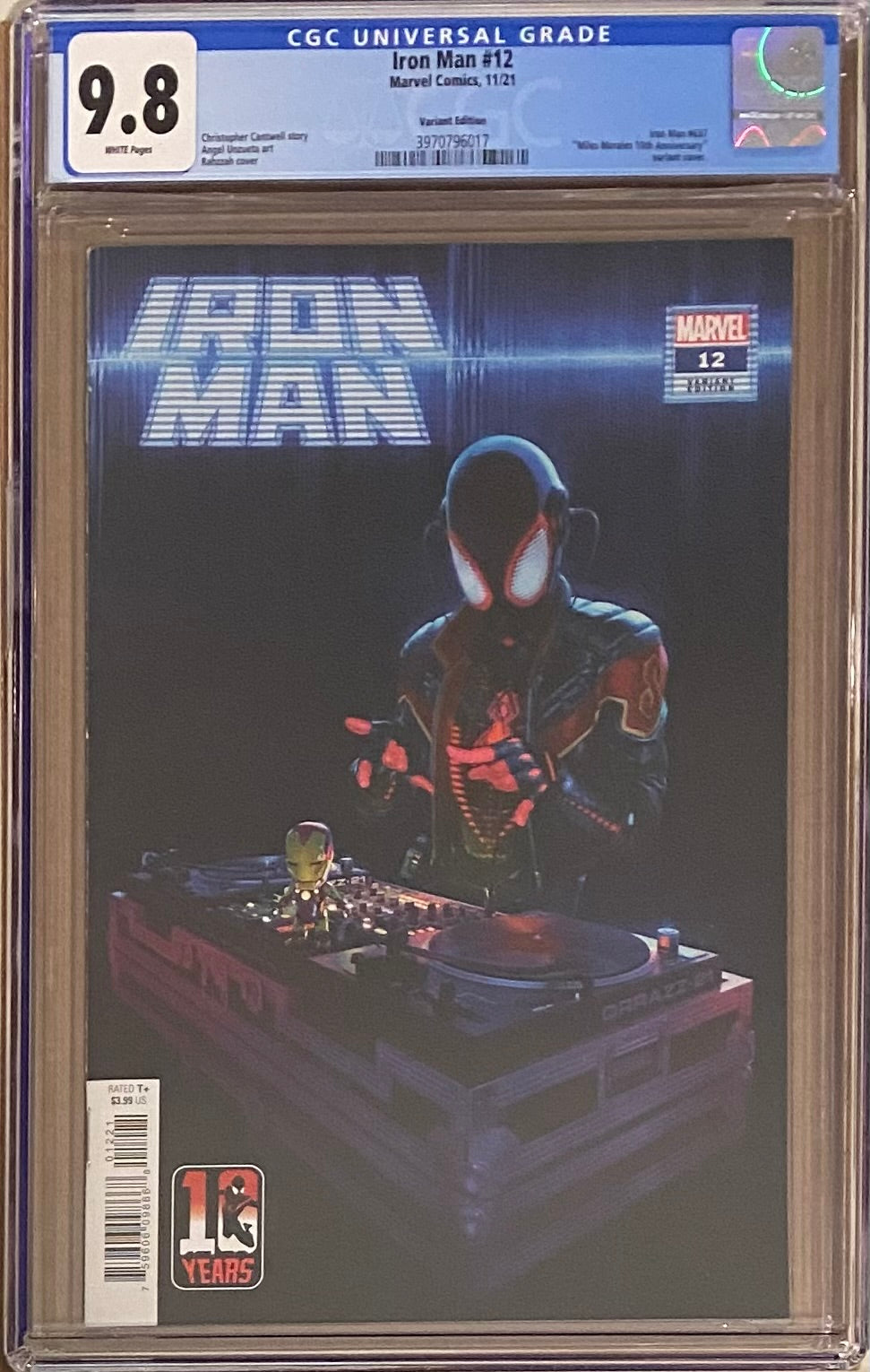 Iron Man #12 Miles Morales 10th Anniversary Variant CGC 9.8