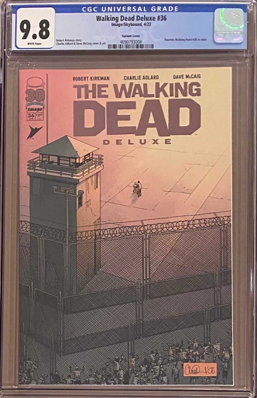 Walking Dead Deluxe #36 Variant CGC 9.8