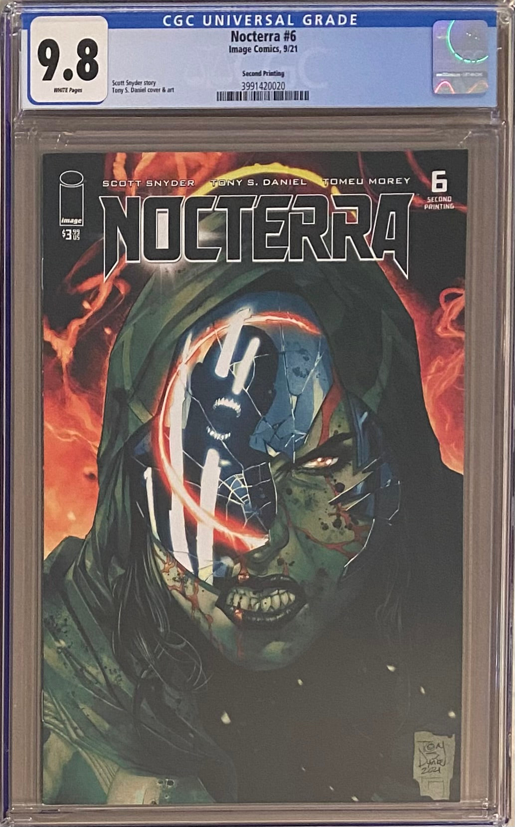 Nocterra #6 Second Printing CGC 9.8