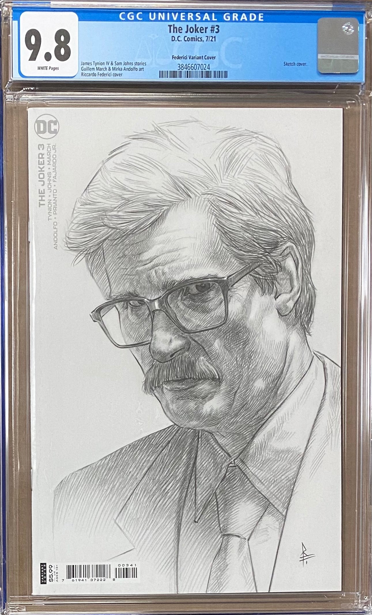 The Joker #3 Federici 1:25 Retailer Incentive Variant CGC 9.8