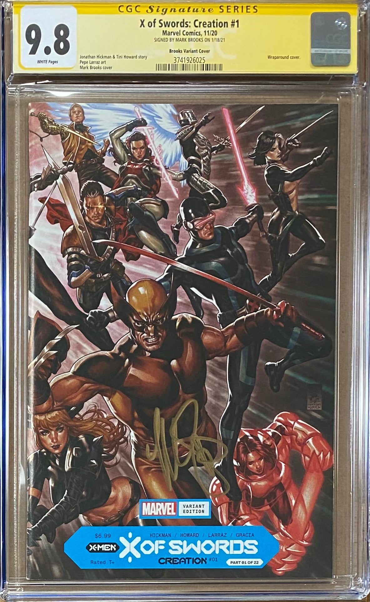 X of Swords: Creation #1 Brooks Wraparound Variant CGC 9.8 SS
