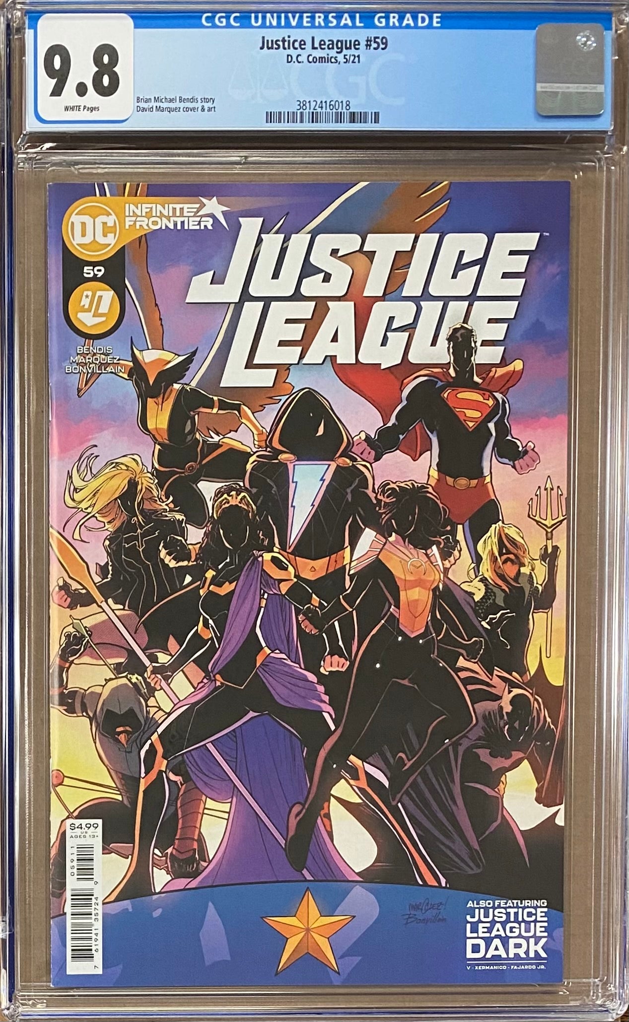Justice League #59 CGC 9.8