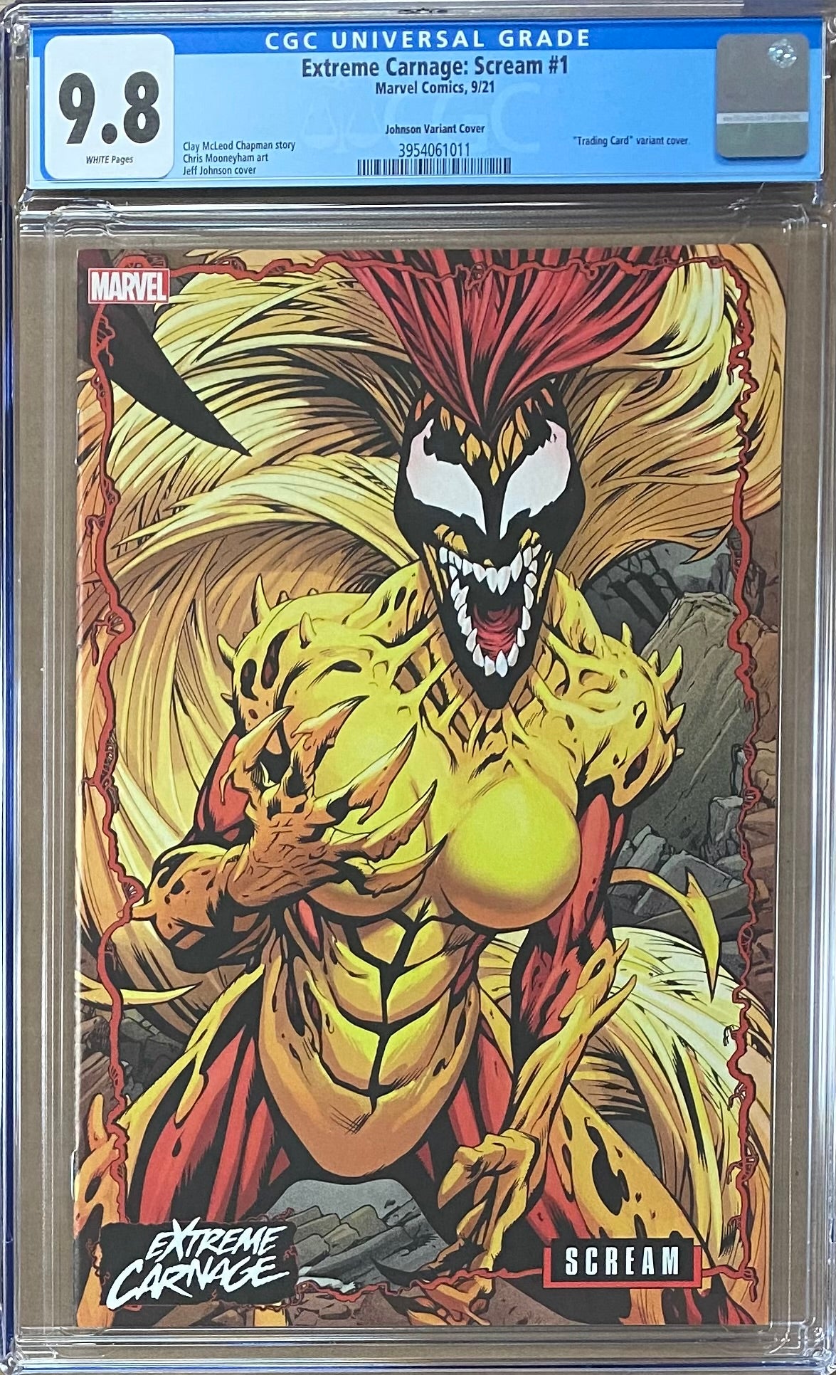 Extreme Carnage: Scream #1 Johnson Connecting Variant CGC 9.8