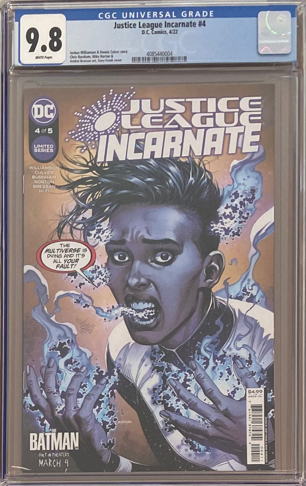 Justice League Incarnate #4 CGC 9.8