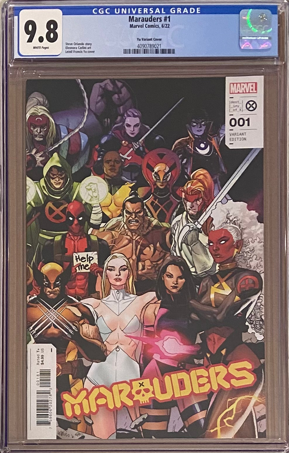 Marauders #1 Yu Variant CGC 9.8