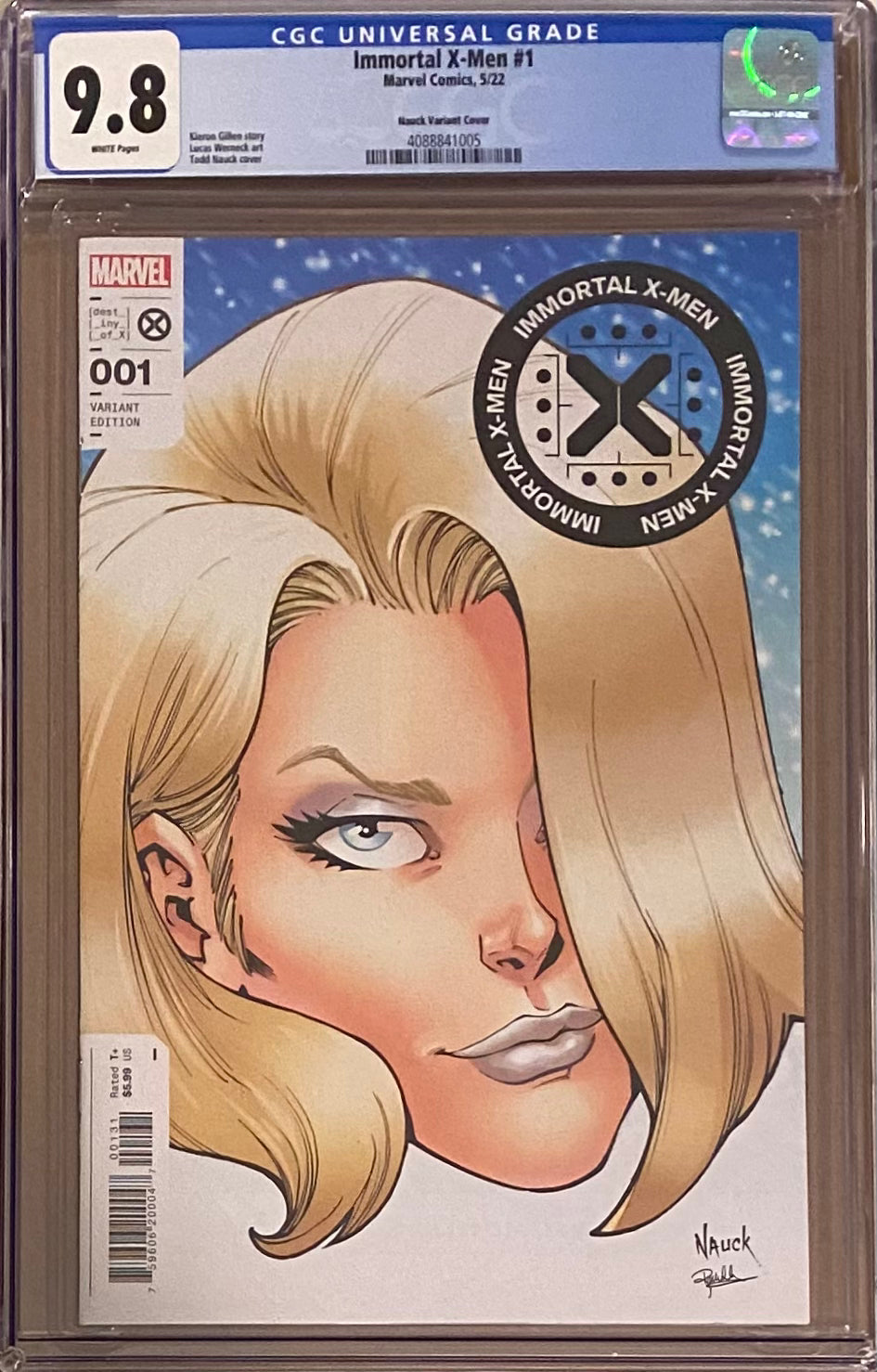 Immortal X-Men #1 Nauck Variant CGC 9.8