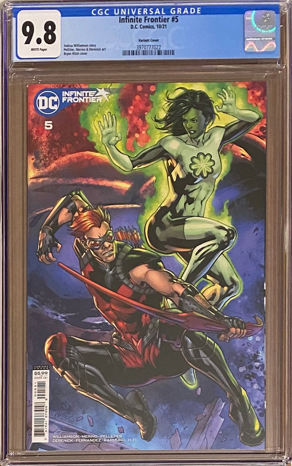 Infinite Frontier #5 Variant CGC 9.8