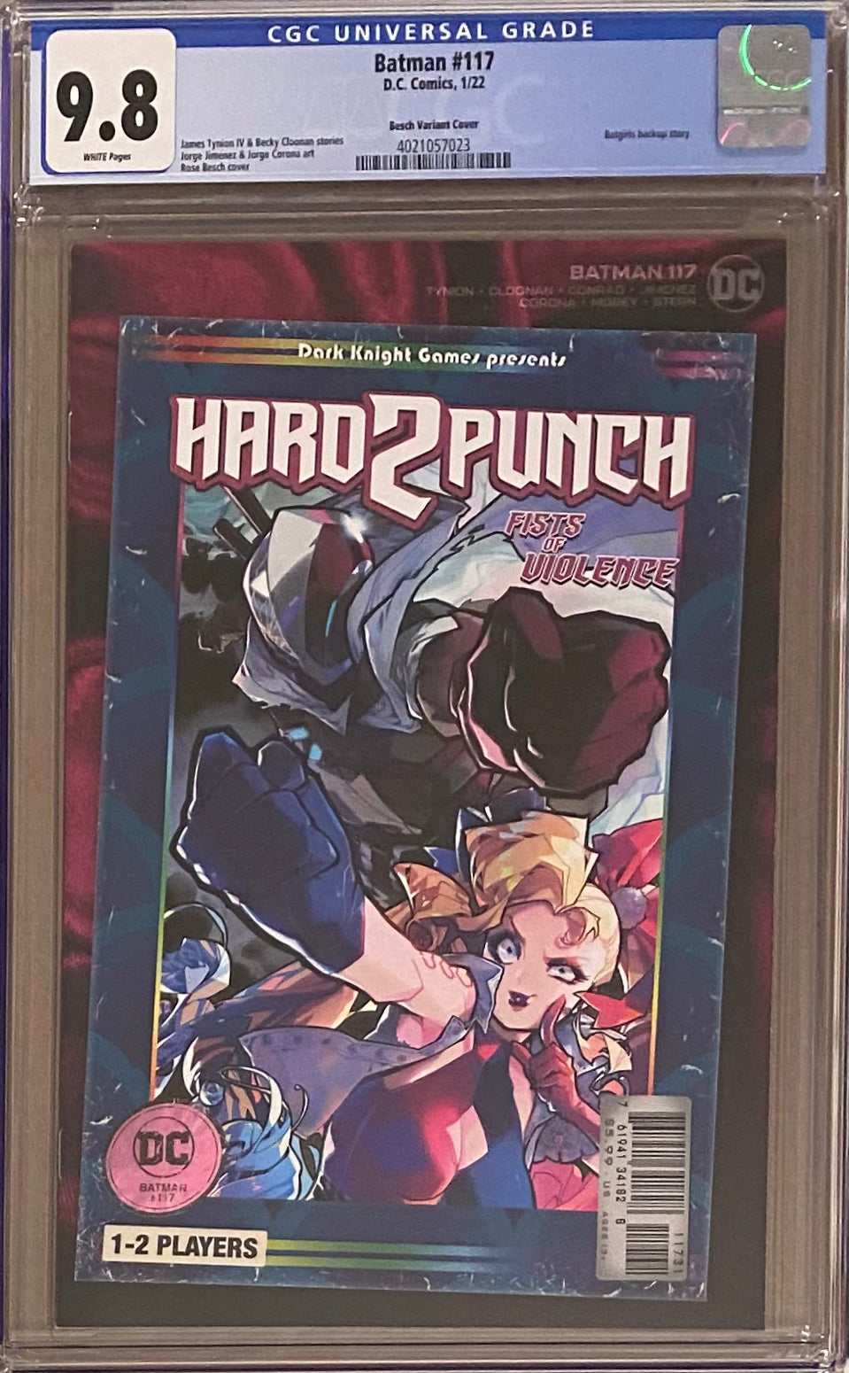 Batman #117 Besch 1:25 Retailer Incentive Variant CGC 9.8