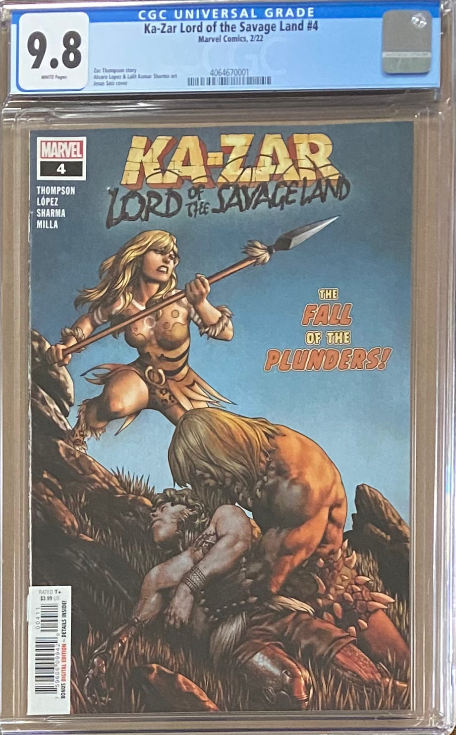 Ka-Zar: Lord of the Savage Land #4 CGC 9.8