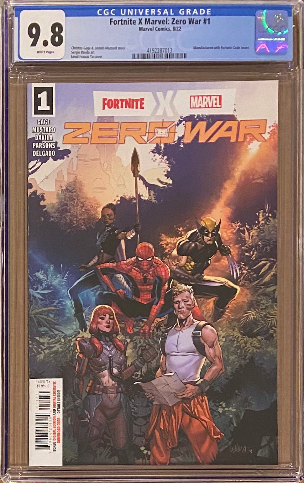 Fortnite/Marvel: Zero War #1 CGC 9.8