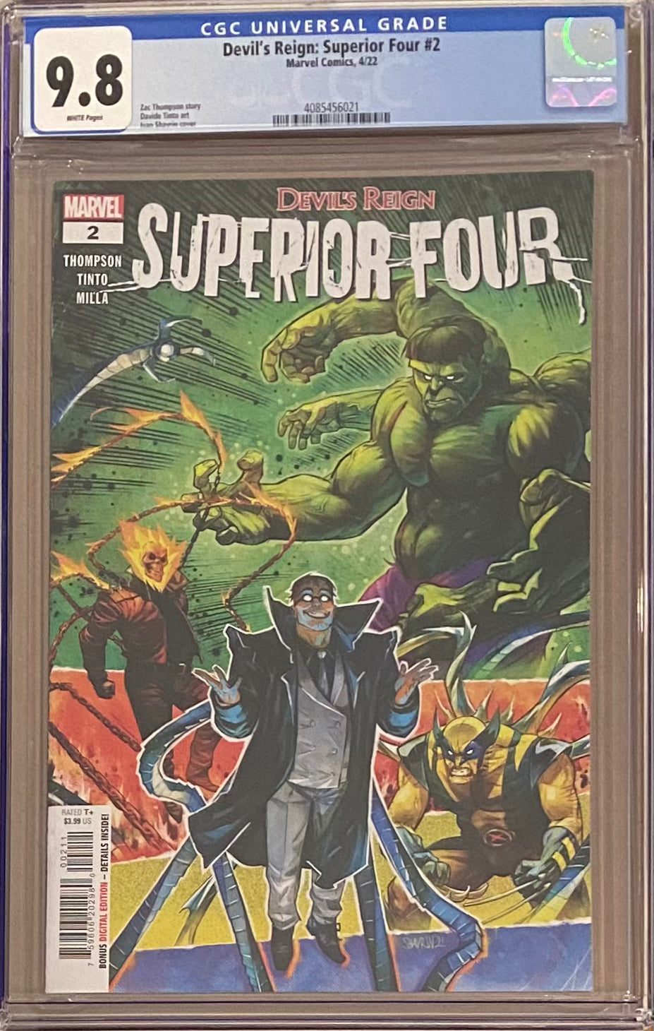 Devil's Reign: Superior Four #2 CGC 9.8