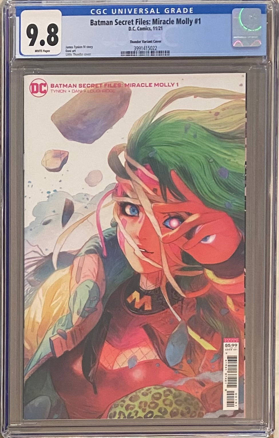 Batman Secret Files: Miracle Molly #1 Little Thunder 1:25 Retailer Incentive CGC 9.8