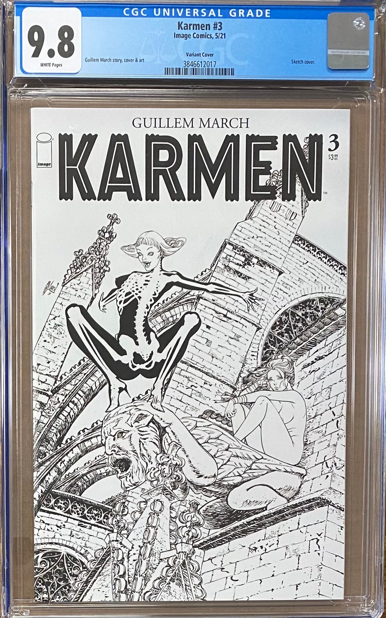 Karmen #3 1:25 Retailer Incentive Variant CGC 9.8