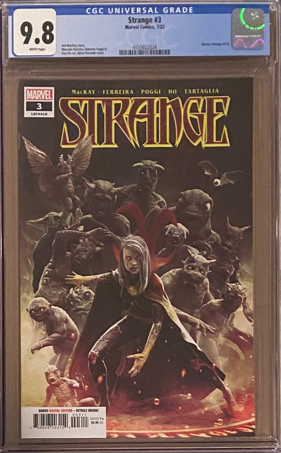 Strange #3 CGC 9.8