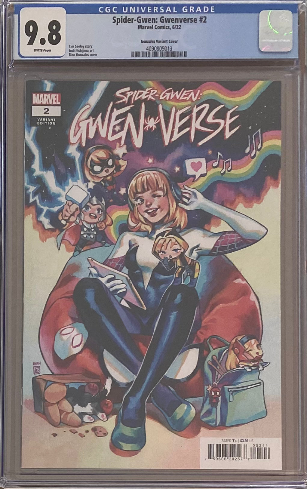 Spider-Gwen: Gwenverse #2 Gonzales 1:25 Retailer Incentive Variant CGC 9.8