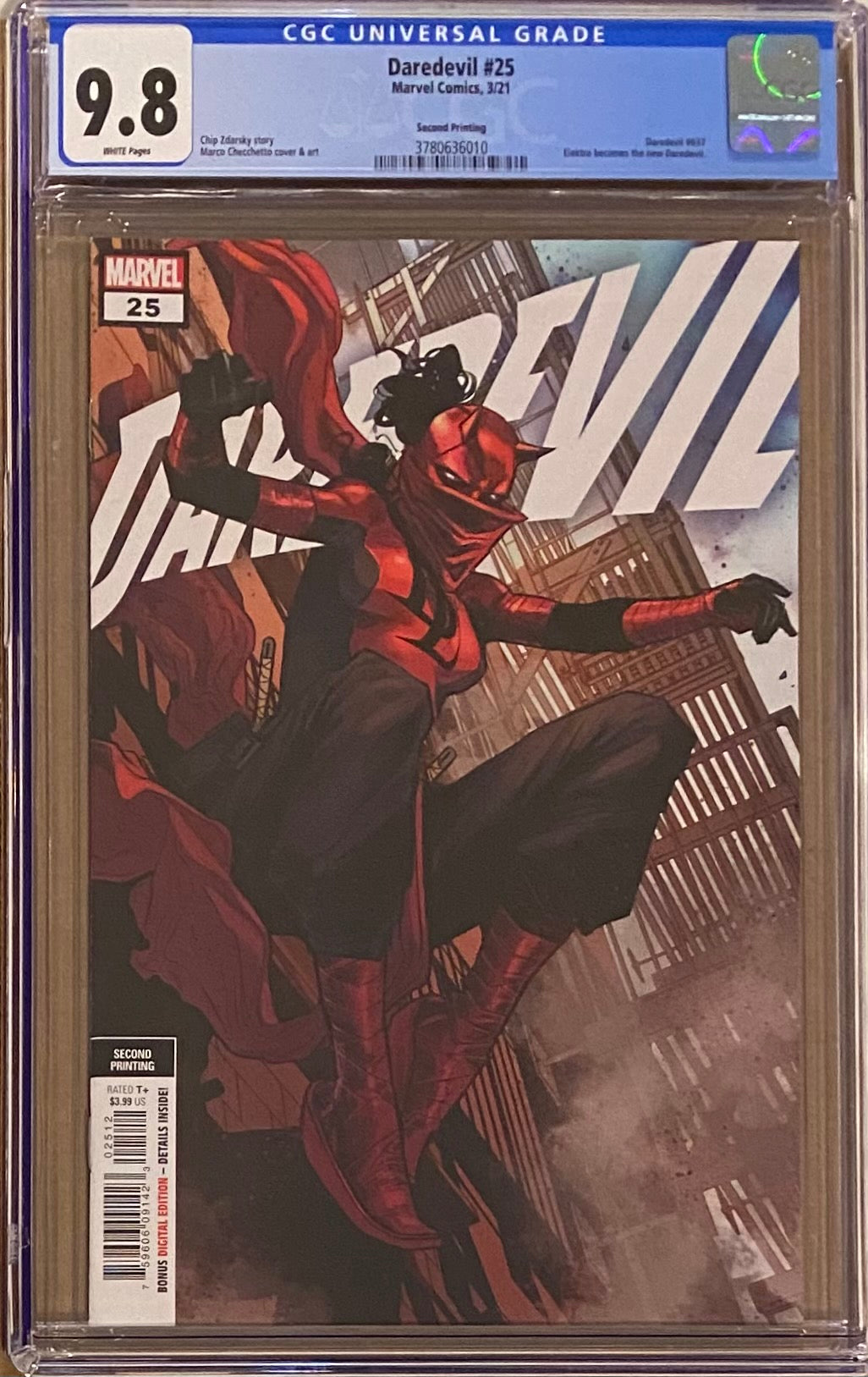 Daredevil #25 Second Printing CGC 9.8