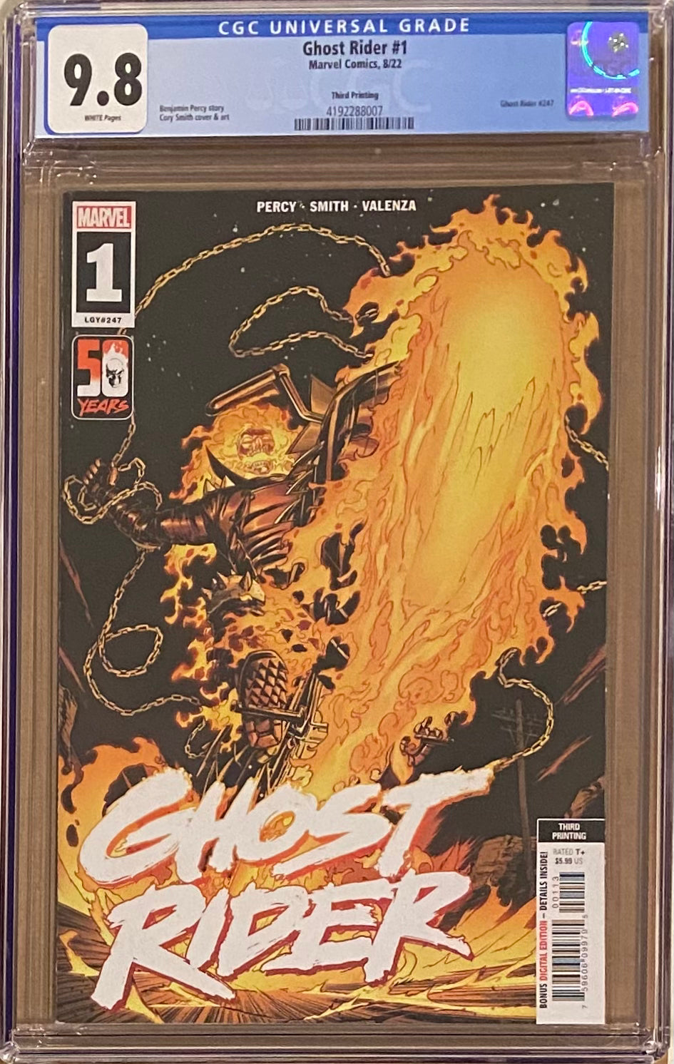 Ghost Rider #1 Third Printing CGC 9.8