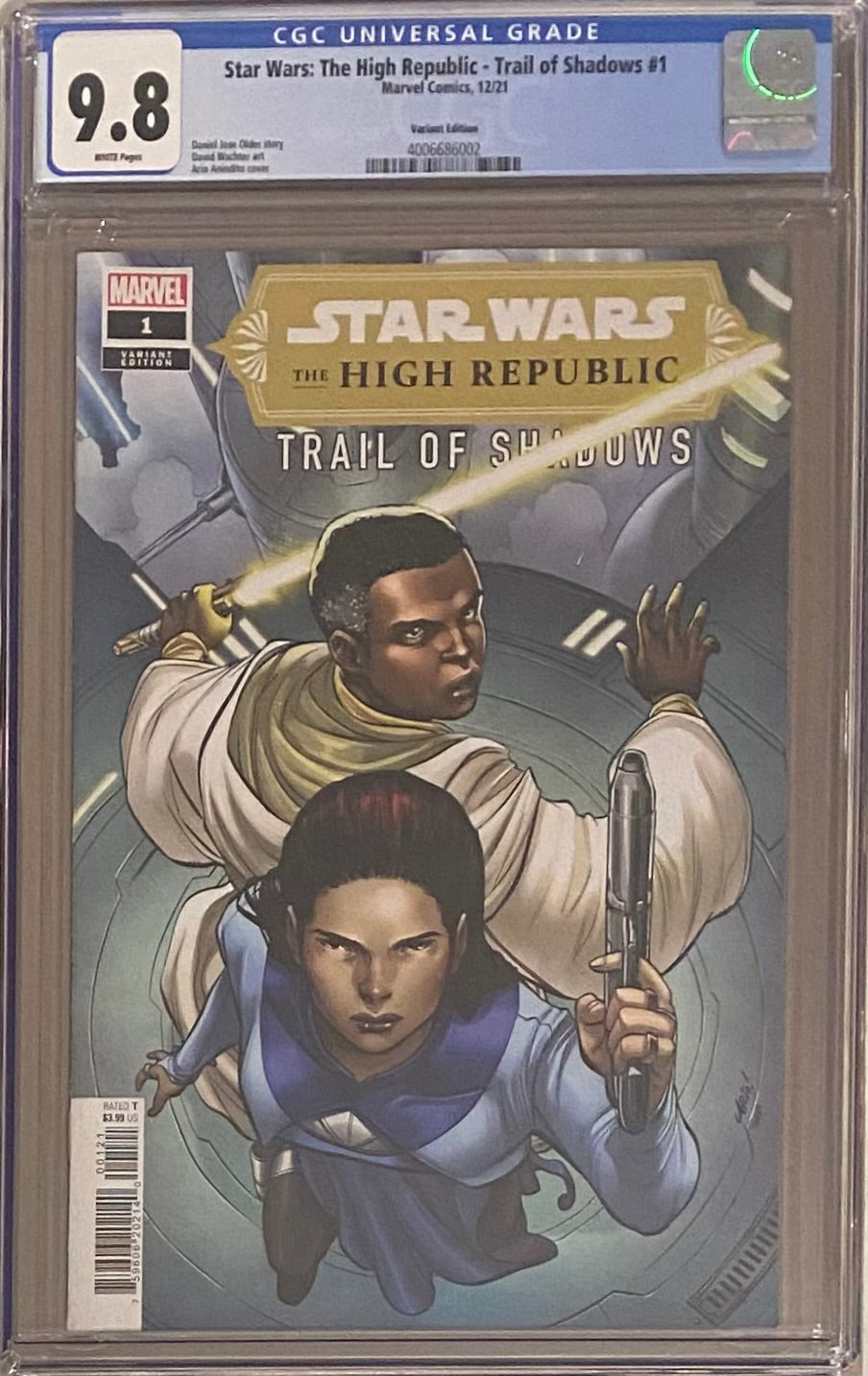Star Wars: The High Republic - Trail of Shadows #1 Variant CGC 9.8