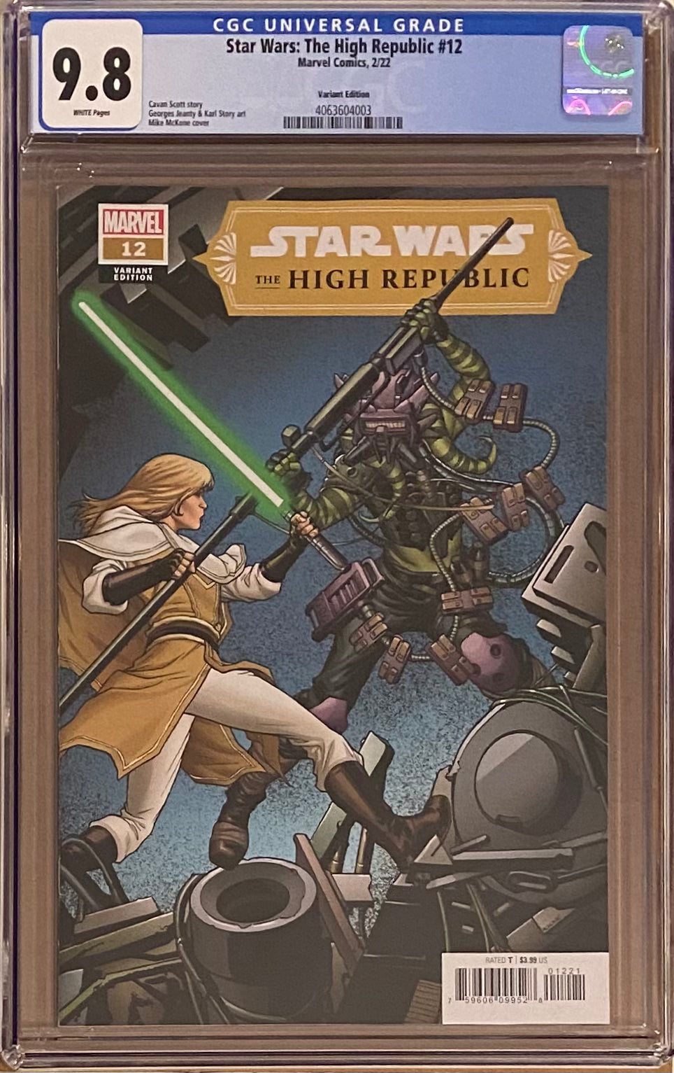 Star Wars: The High Republic #12 Variant CGC 9.8