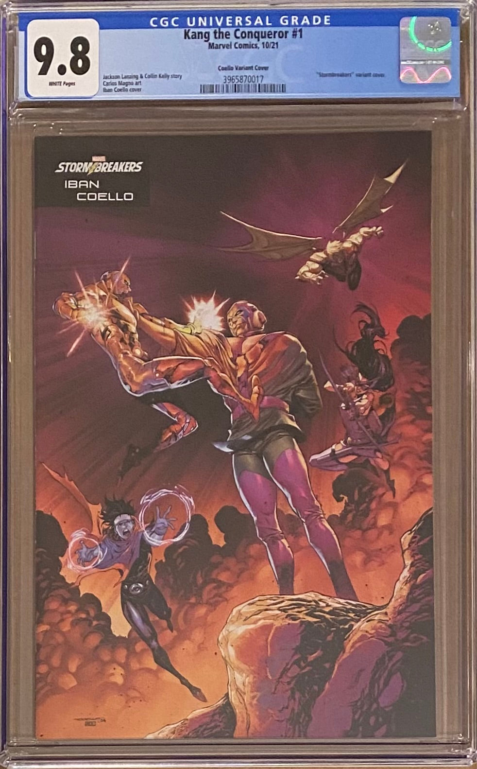 Kang the Conqueror #1 Coello "Stormbreakers" Variant CGC 9.8