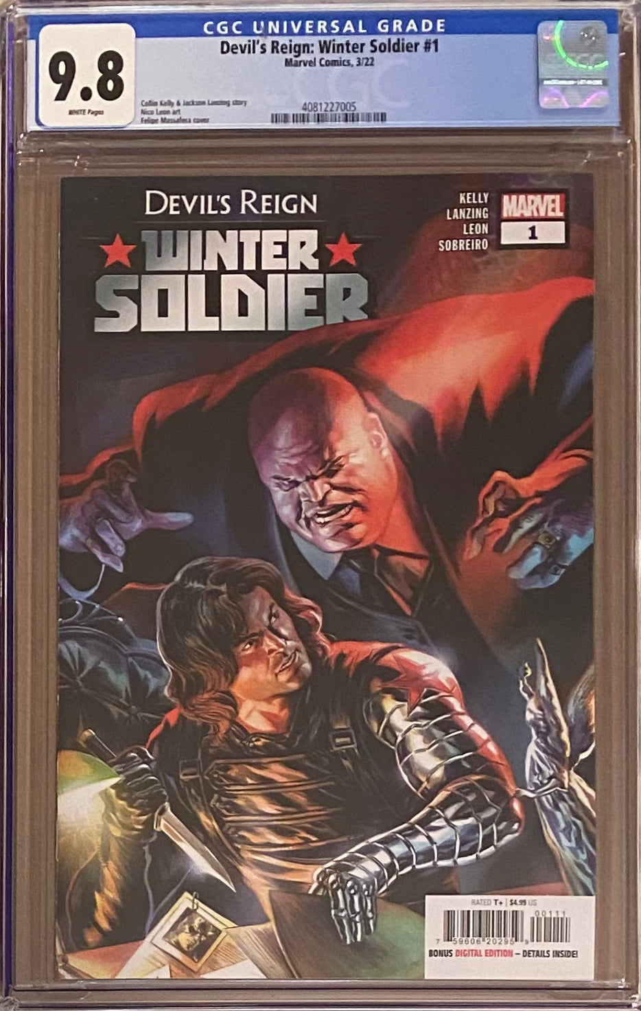Devil's Reign: Winter Soldier #1 CGC 9.8