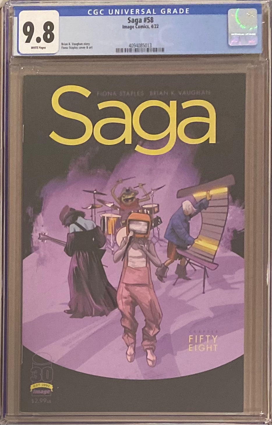 Saga #58 CGC 9.8