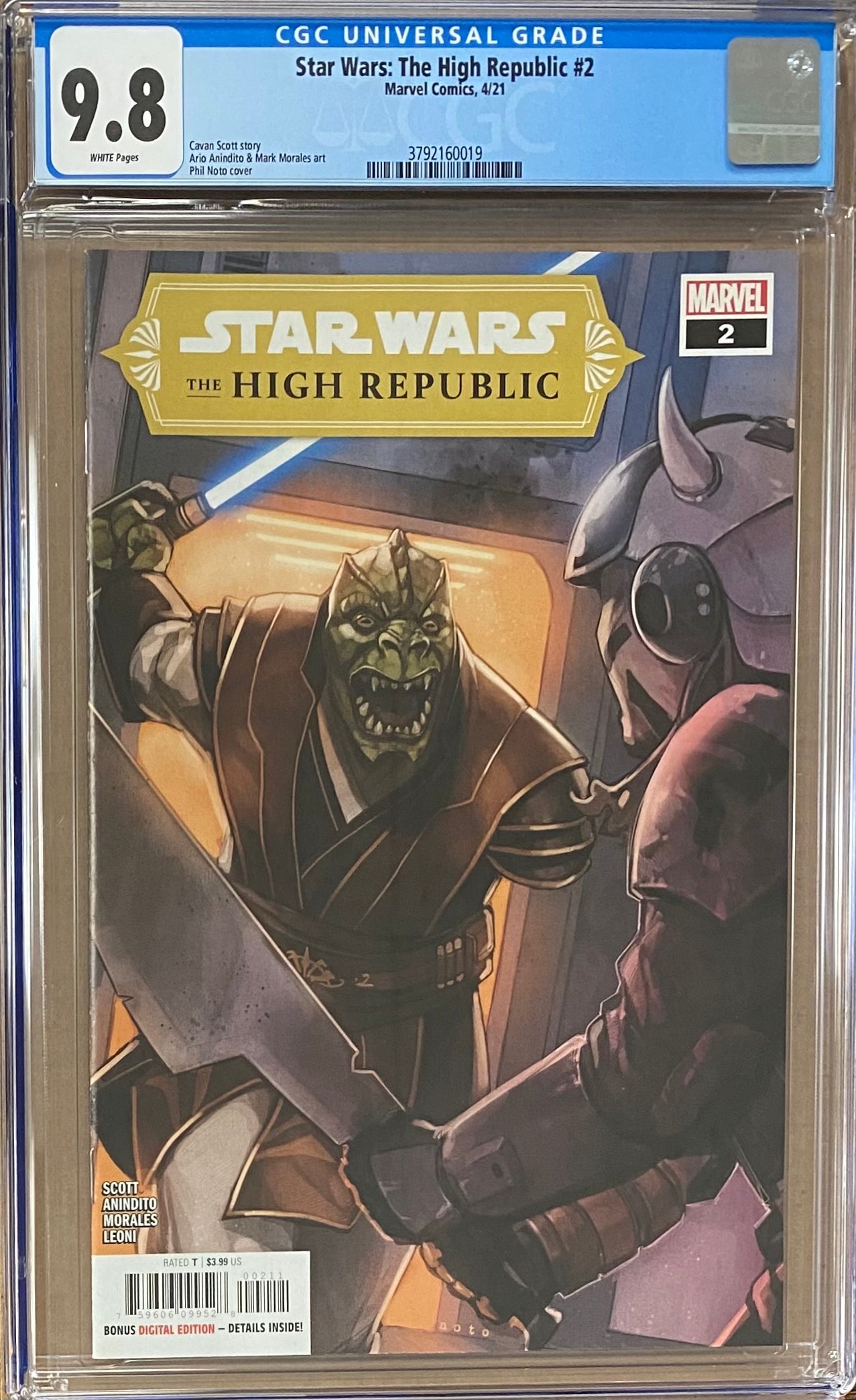 Star Wars: The High Republic #2 CGC 9.8