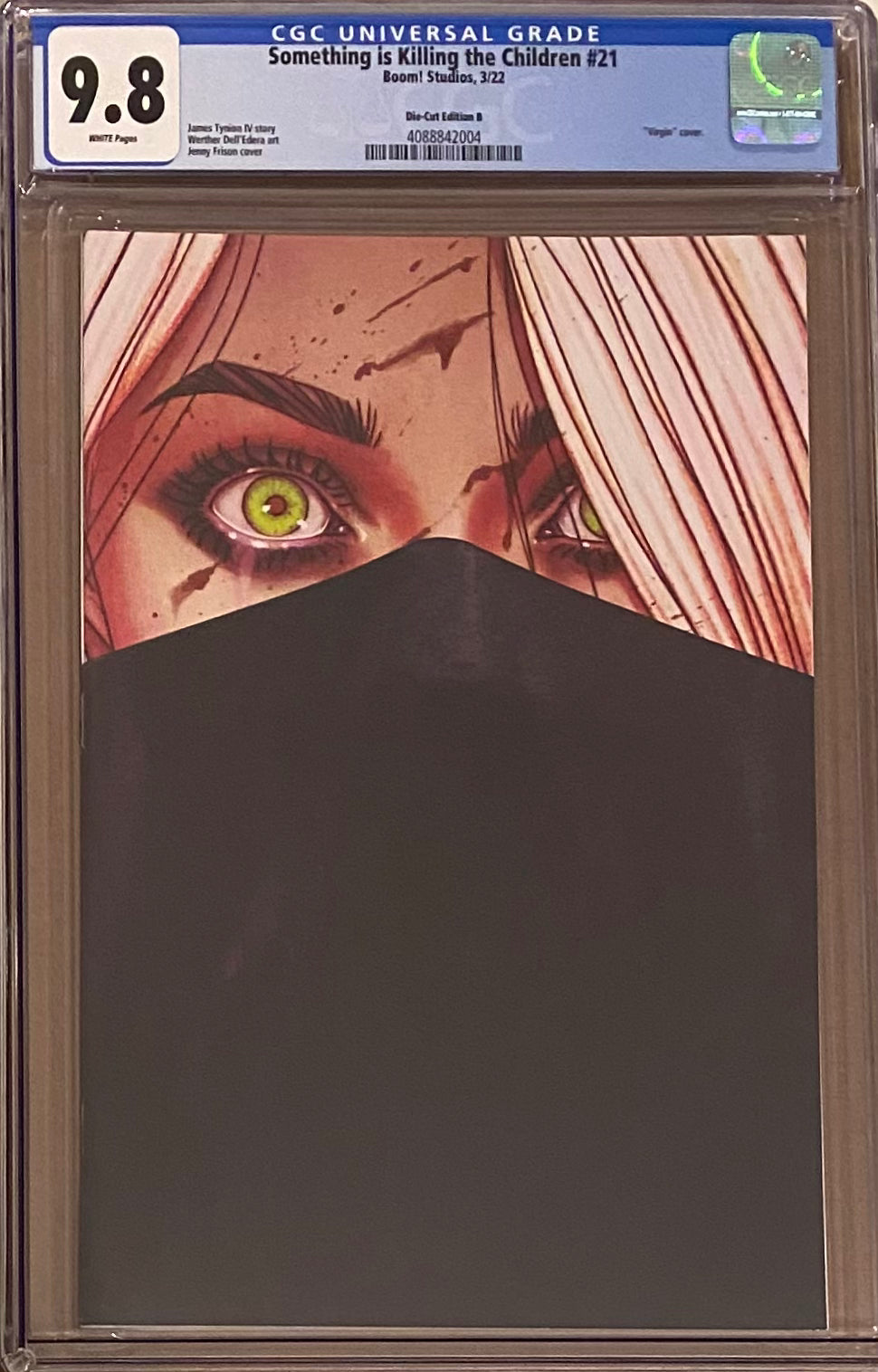 Something is Killing the Children #21 Bloody Die-Cut Variant CGC 9.8