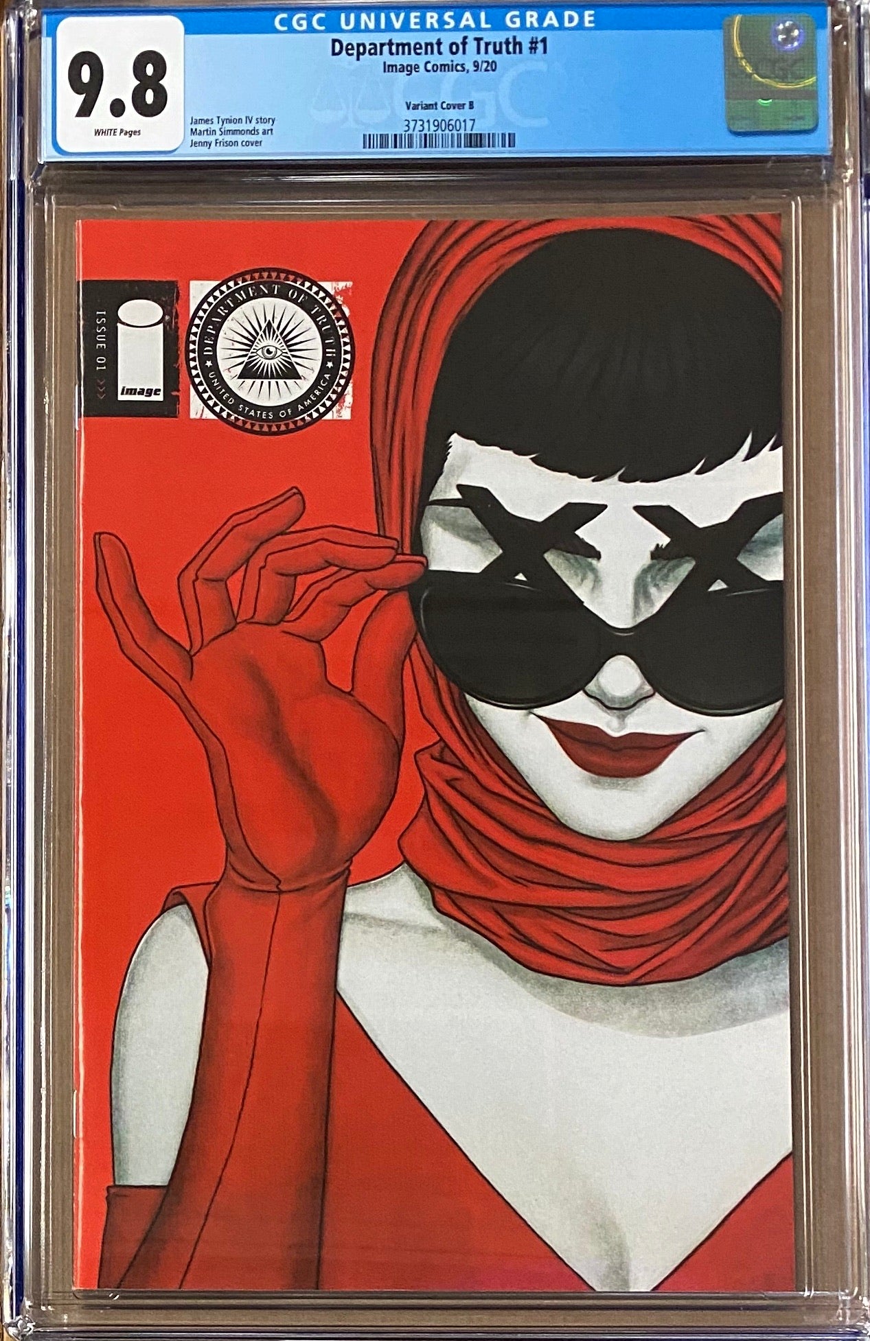 Department of Truth #1 Variant B CGC 9.8