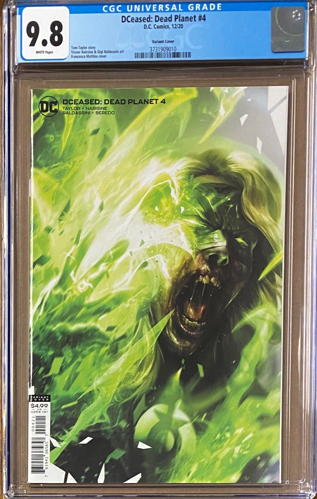 DCeased: Dead Planet #4 Mattina Variant CGC 9.8