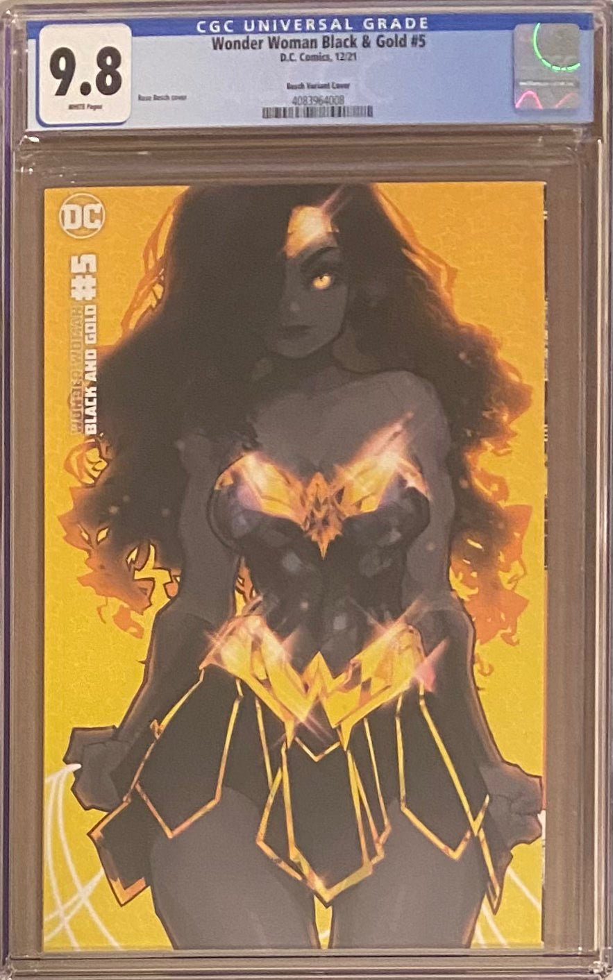 Wonder Woman: Black and Gold #5 Besch 1:25 Retailer Incentive Variant CGC 9.8