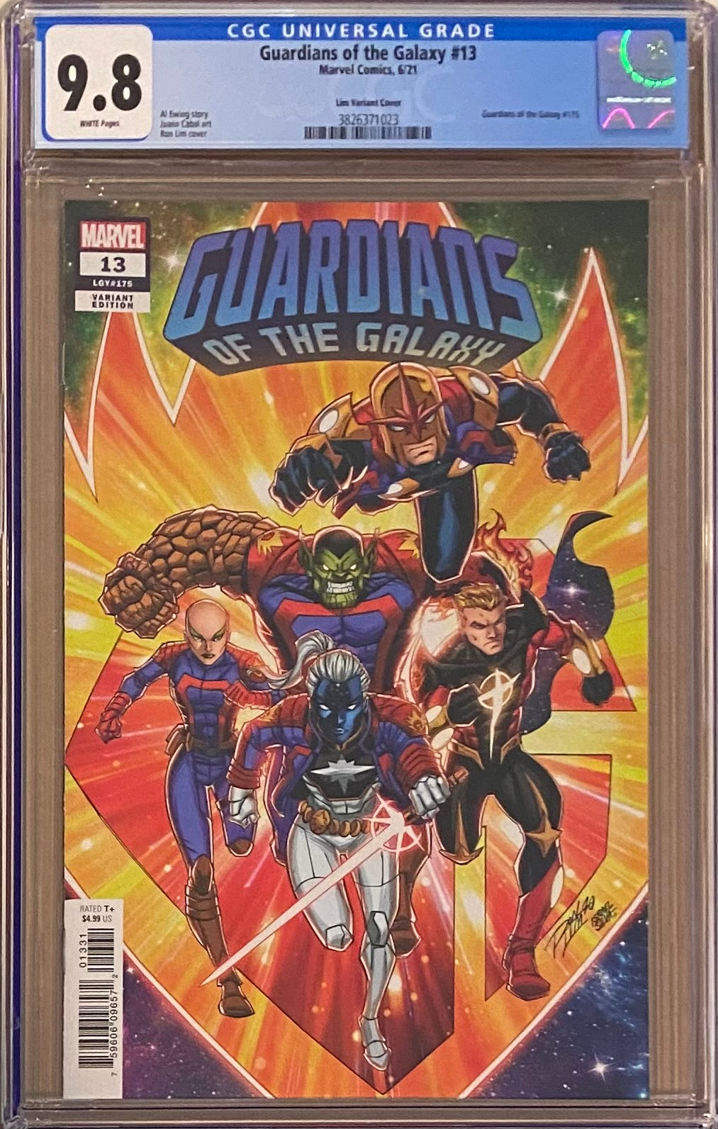 Guardians of the Galaxy #13 Lim Variant CGC 9.8