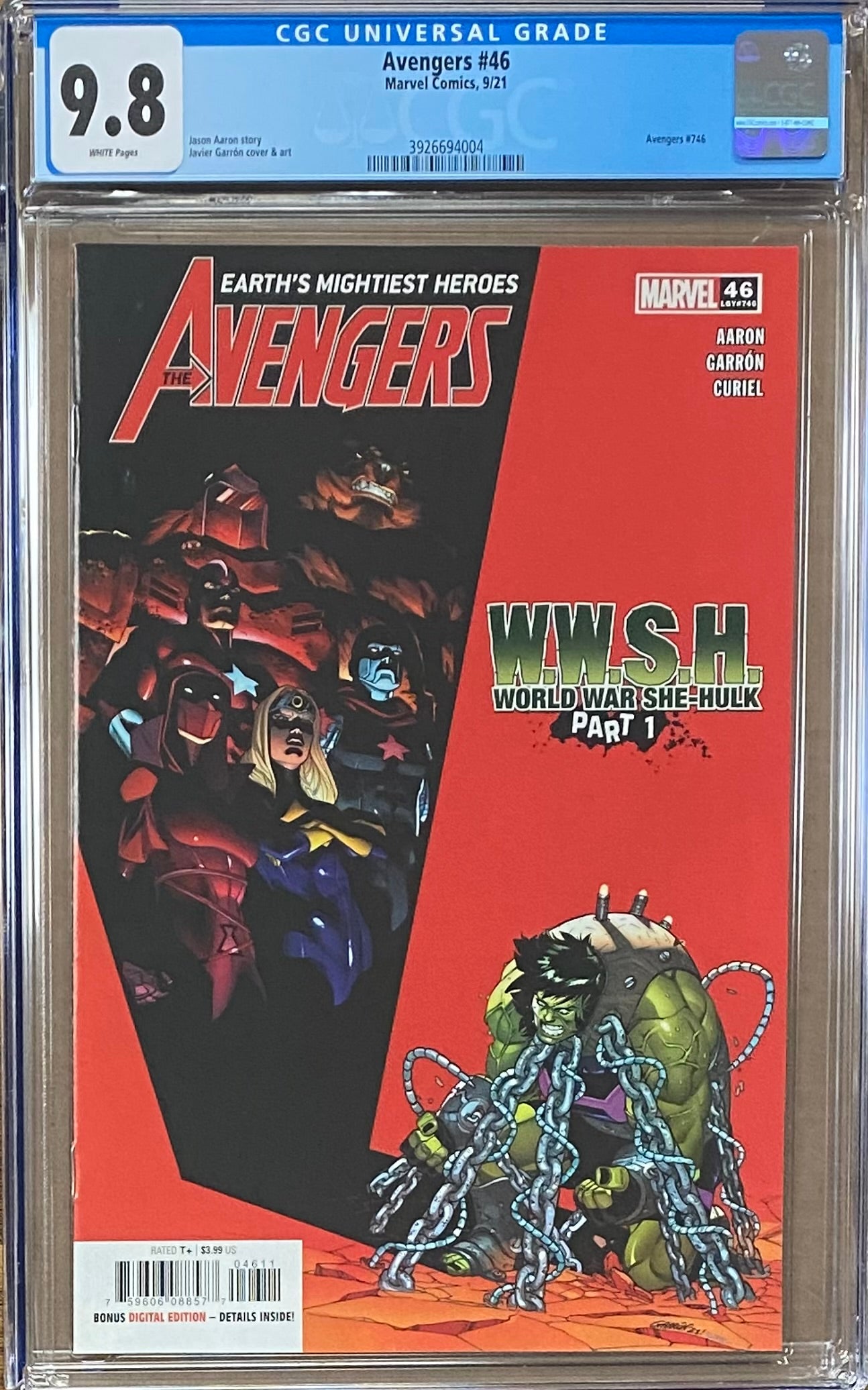 Avengers #46 CGC 9.8