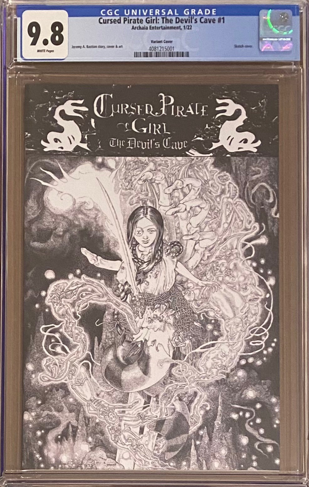 Cursed Pirate Girl: The Devil's Cave #1 Retailer Incentive Variant CGC 9.8