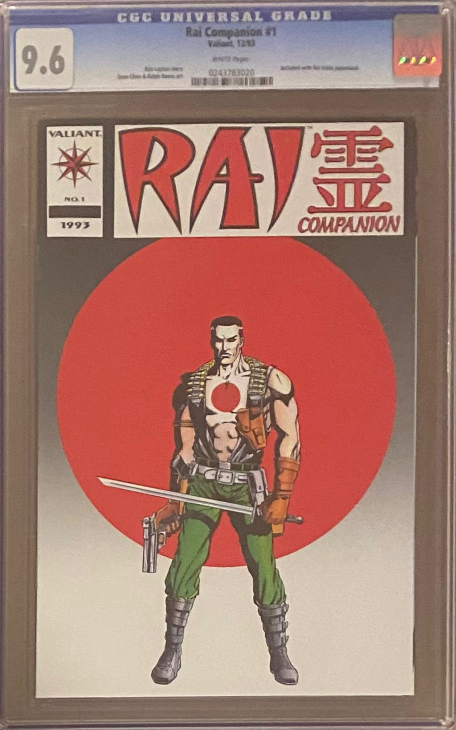 Rai Companion #1 CGC 9.6