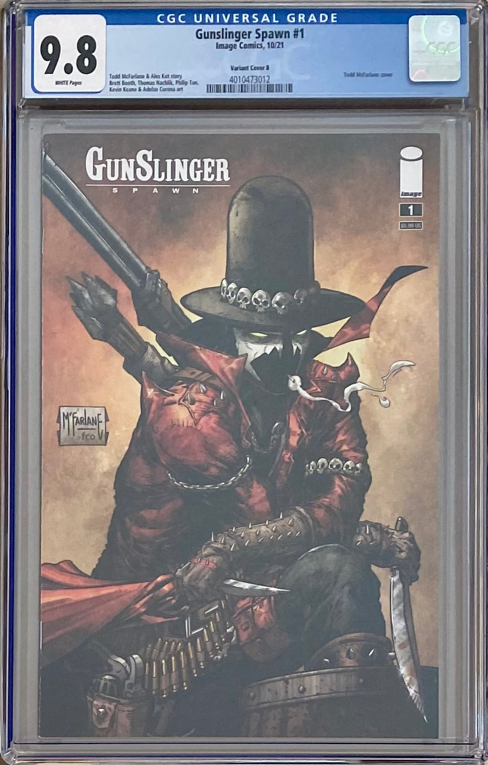 Gunslinger Spawn #1 Cover B - McFarlane CGC 9.8