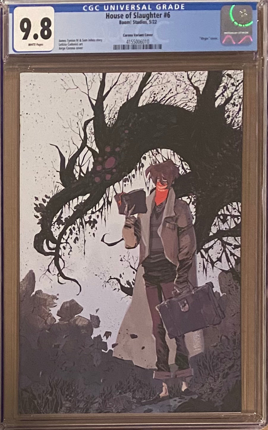 House of Slaughter #6 Corona 1:50 Virgin Retailer Incentive Variant CGC 9.8