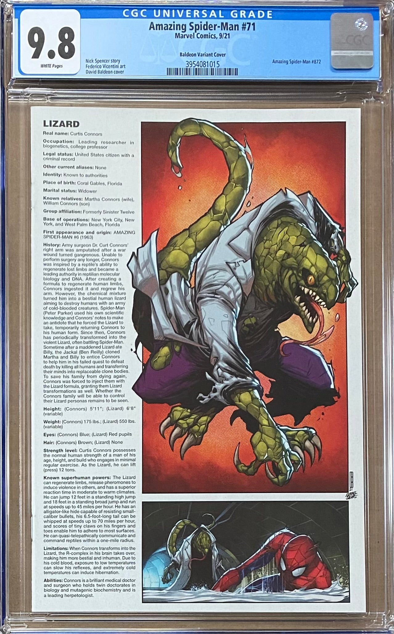 Amazing Spider-Man #71 Handbook Variant CGC 9.8