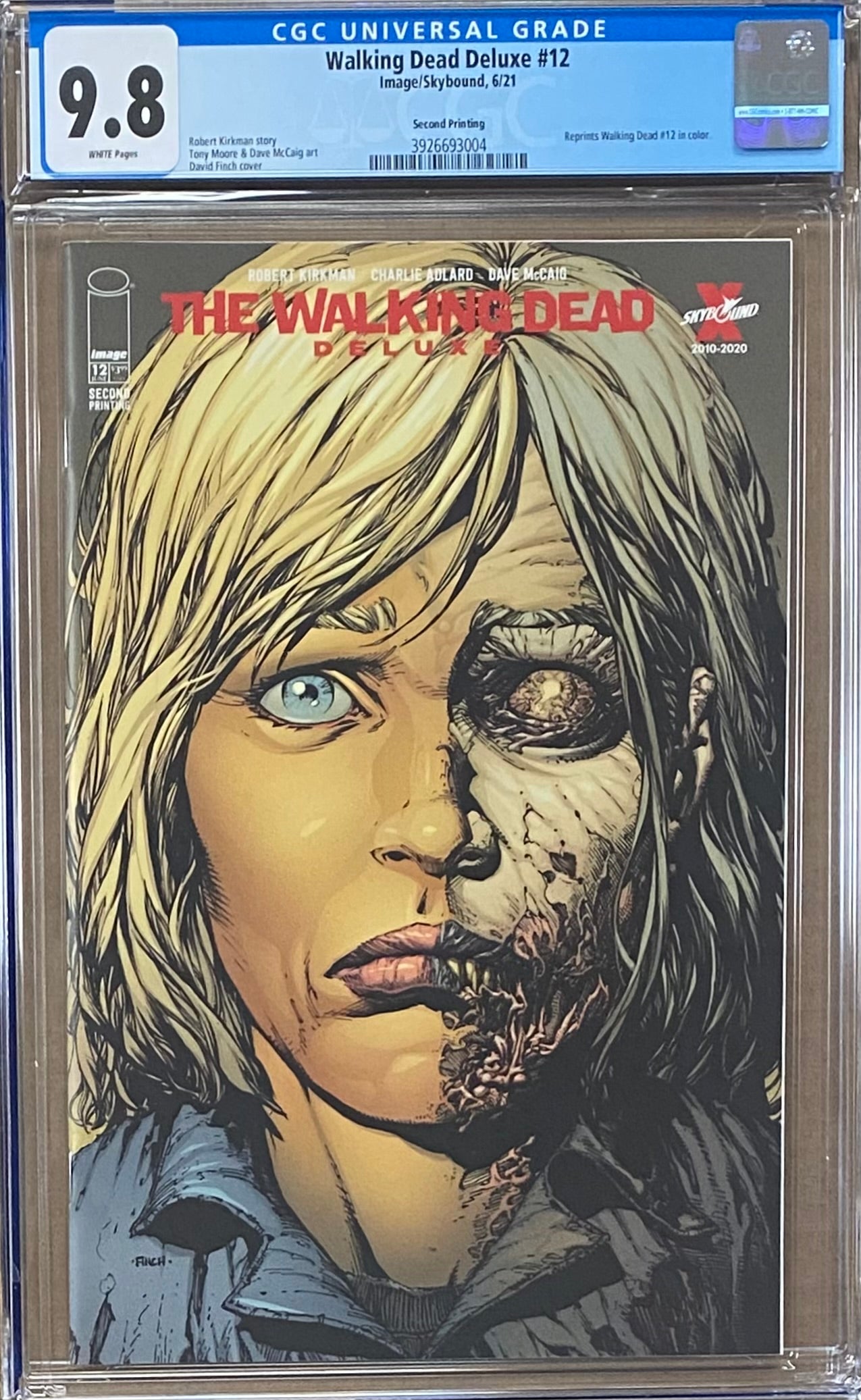 Walking Dead Deluxe #12 Second Printing CGC 9.8