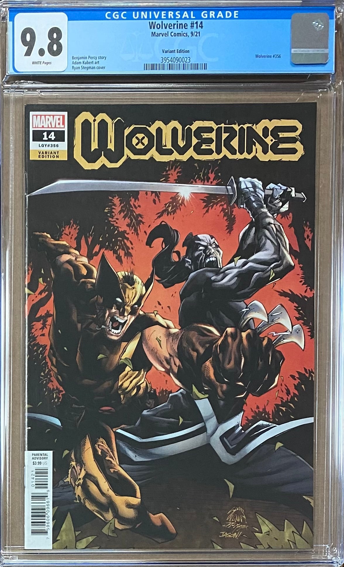 Wolverine #14 Stegman 1:25 Retailer Incentive Variant CGC 9.8