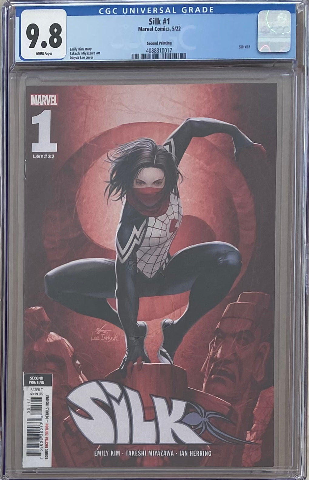 Silk #1 Second Printing CGC 9.8