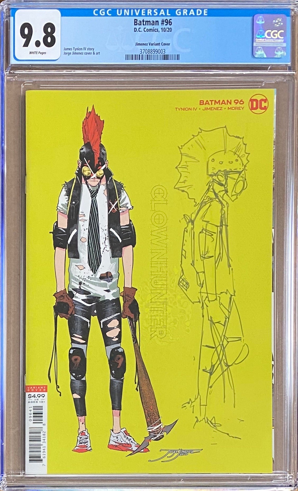 Batman #96 Jimenez 1:25 Character Variant CGC 9.8 - First Appearance of Clownhunter