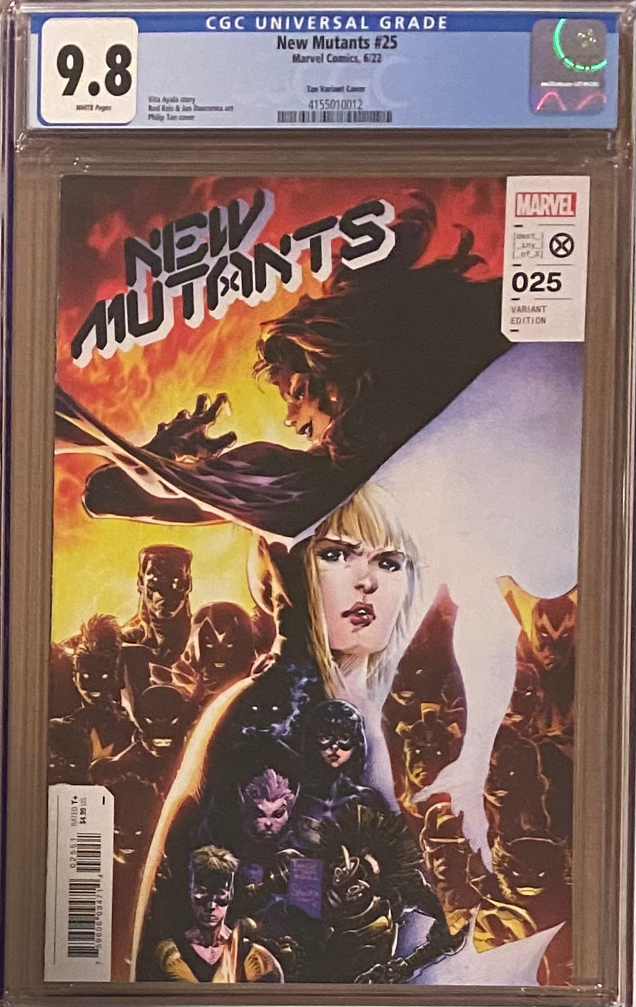 New Mutants #25 Tan 1:25 Retailer Incentive Variant CGC 9.8