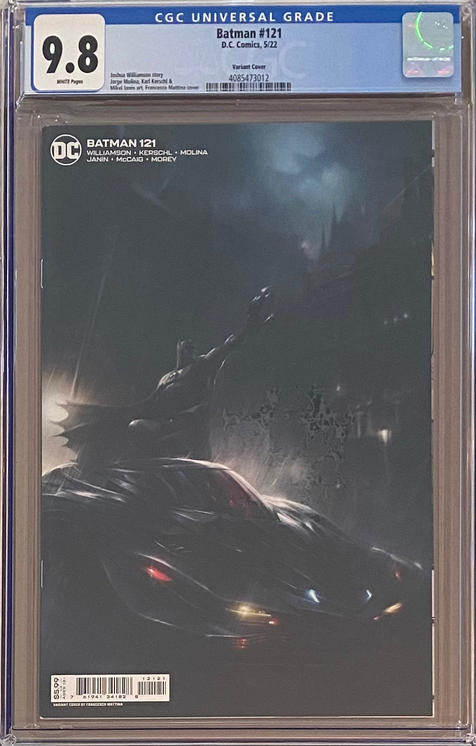 Batman #121 Mattina Variant CGC 9.8