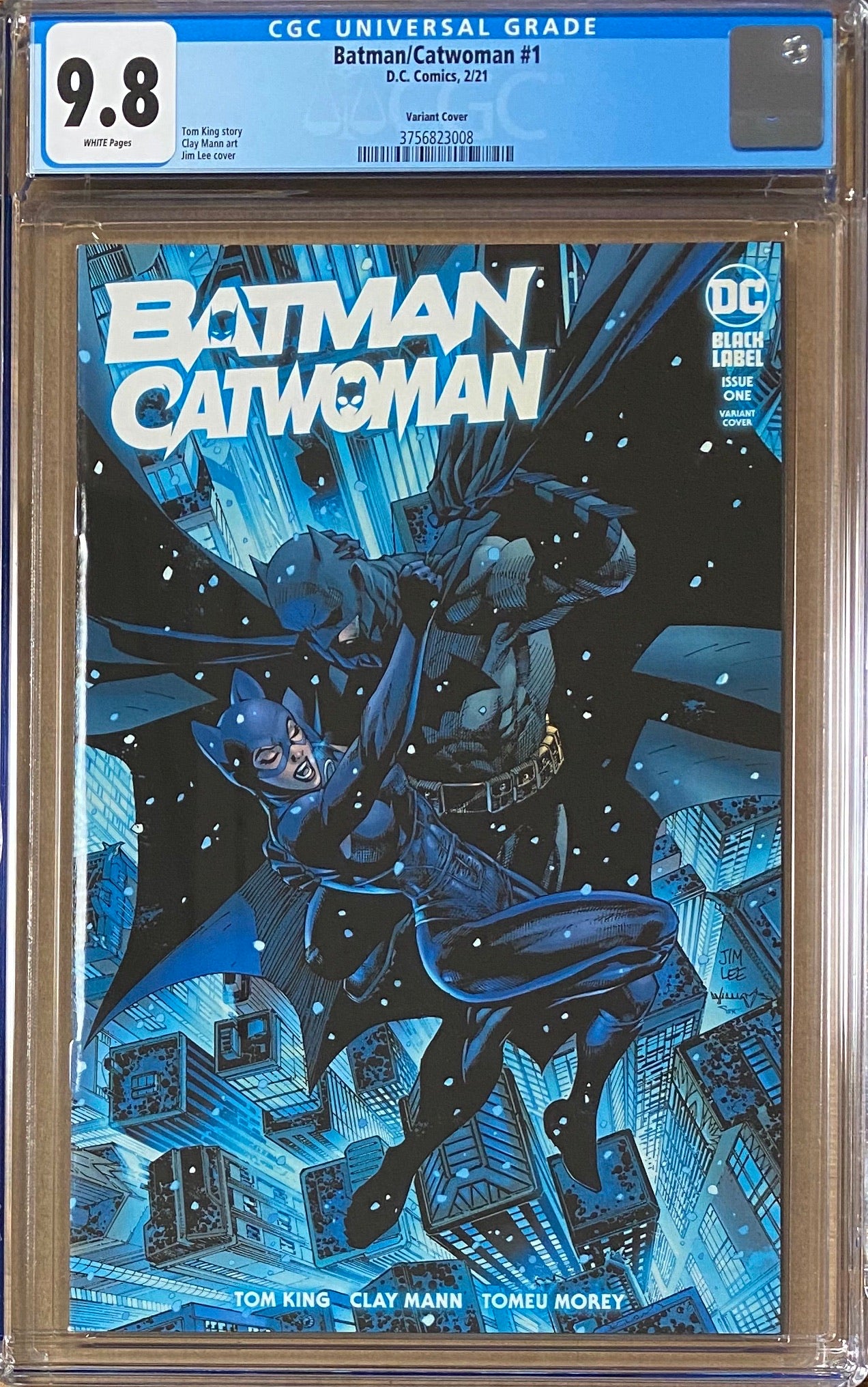 Batman Catwoman #1 Jim Lee Variant DC Black Label CGC 9.8