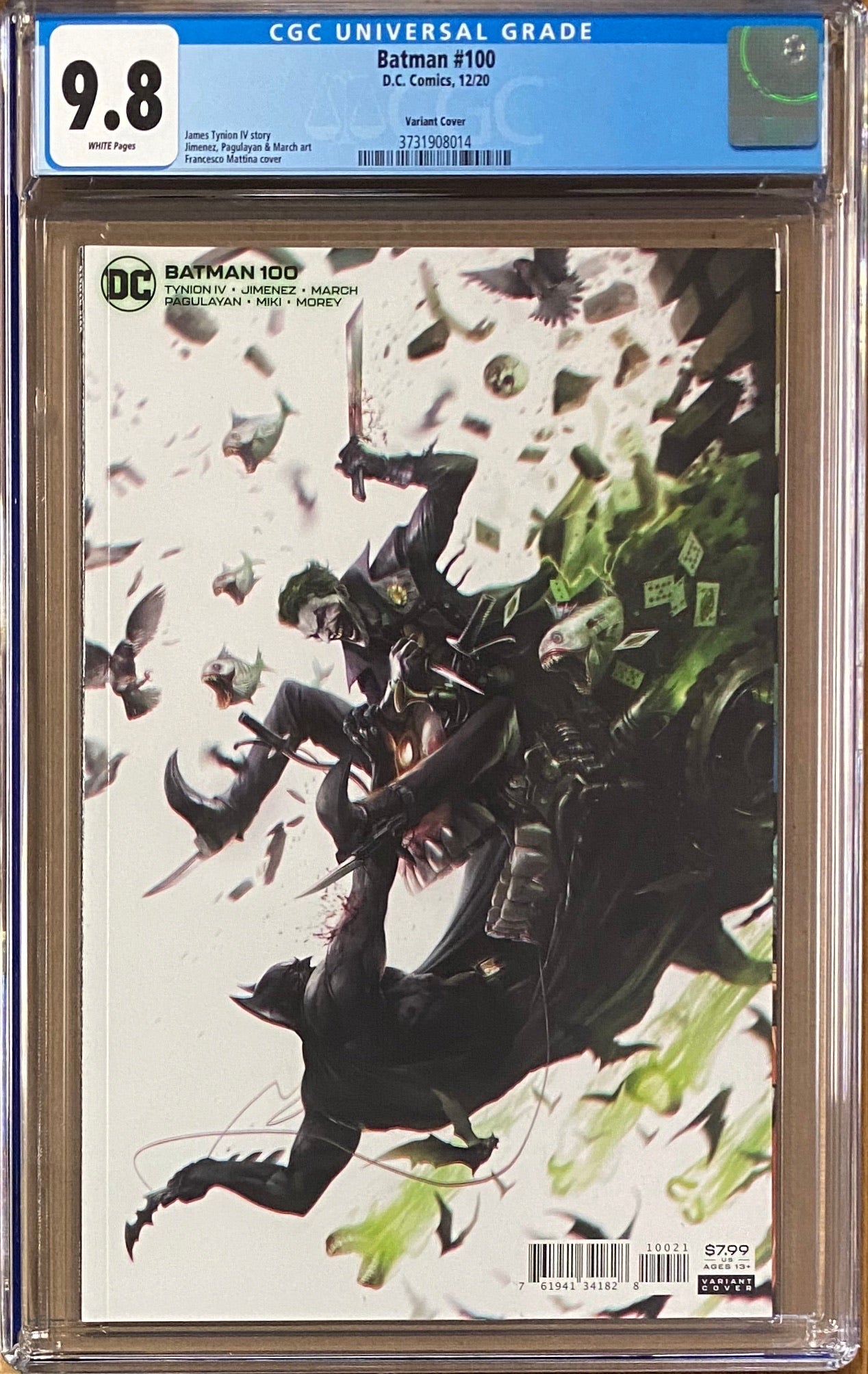 Batman #100 Mattina Variant CGC 9.8