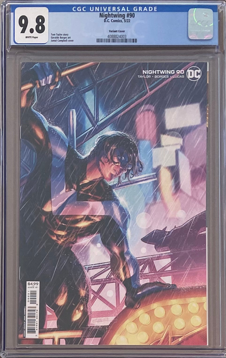 Nightwing #90 Campbell Variant CGC 9.8
