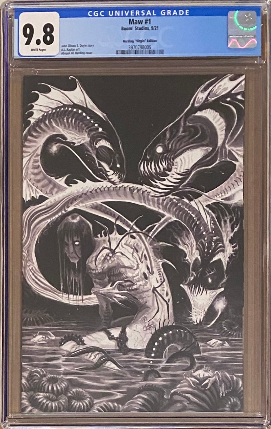 Maw #1 Harding "Unlockable" Retailer Incentive Variant CGC 9.8