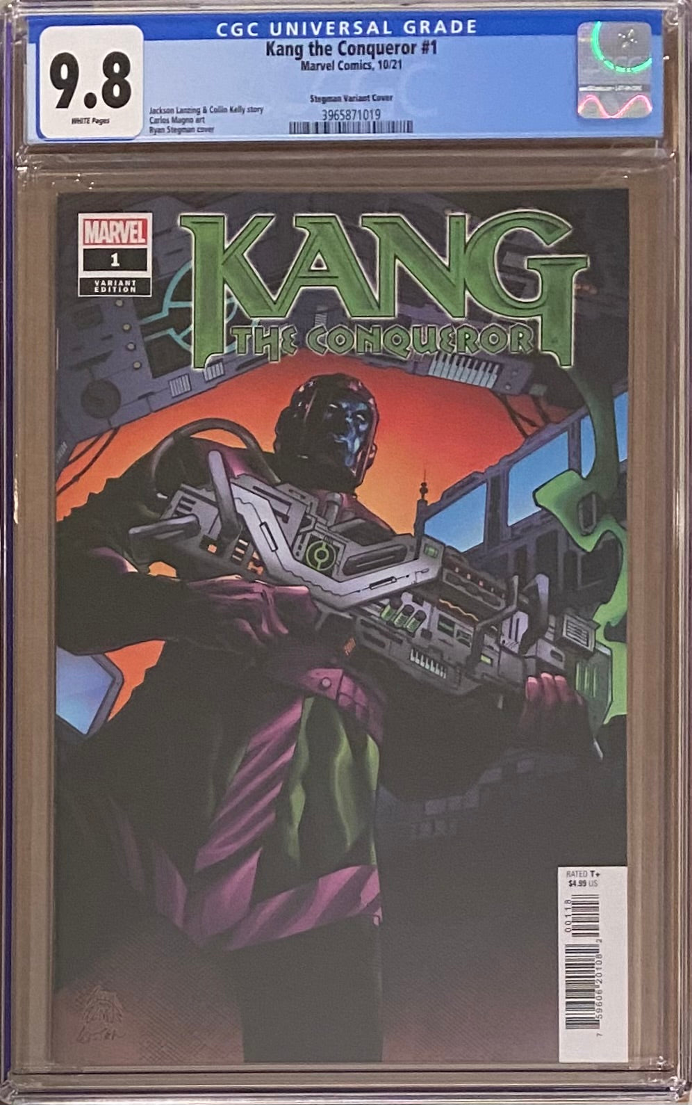 Kang the Conqueror #1 Stegman 1:50 Retailer Incentive Variant CGC 9.8